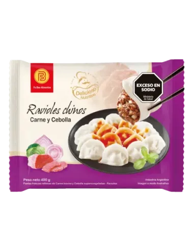 Ravioles Carne/cebolla X 400 Gr