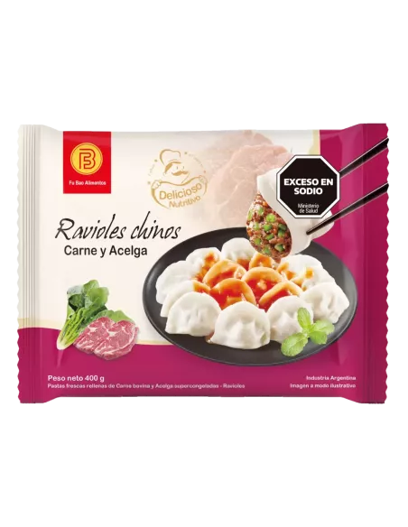 Ravioles Carne/acelga X 400 Gr