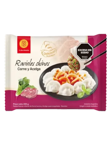 Ravioles Carne/acelga X 400 Gr