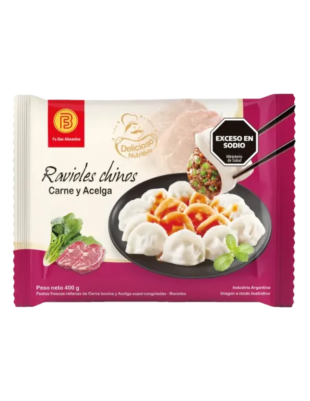 Ravioles Carne/acelga X 400 Gr