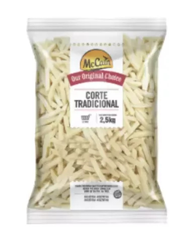 Papas Fritas Corte Tradicional X 2500 Gr