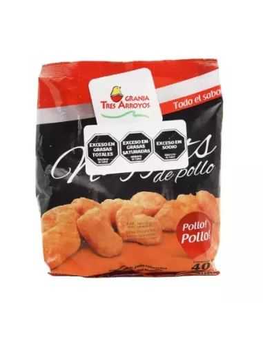 Nuggets Pollo Rebozado X 400 Gr