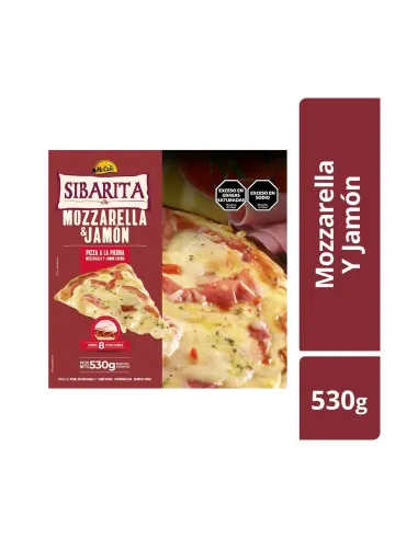 Pizza Jamon & Morrones X 530 Gr