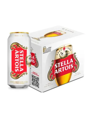 Stella Artois Rubia  X 473 Cc x 6