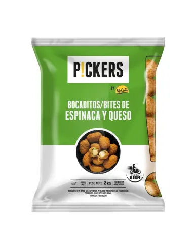 Pickers Bite Espinaca & Queso X 2000 Gr