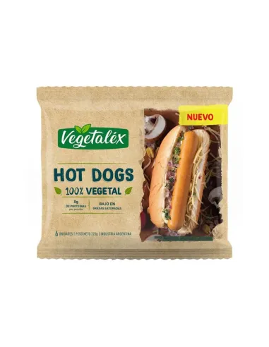 Hot Dogs 100% Vegetal X 225 Gr