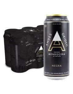 Six pack Andes Origen Negra X 473 x 6 un