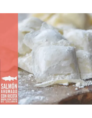 Ravioles Rellenos De Salmon X 96 U