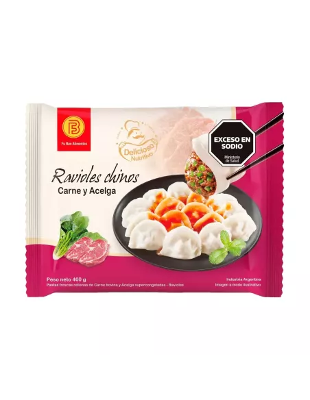 Ravioles Carne/acelga X 400 Gr