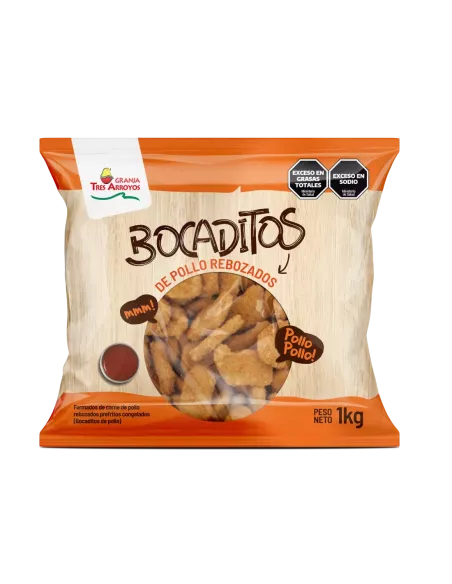 Bocadito Pollo Rebozado X 1000 Gr