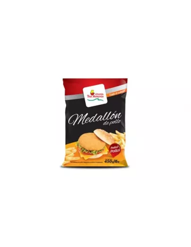 Medallón Pollo Rebozado X 450 Gr