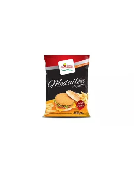 Medallón Pollo Rebozado X 450 Gr